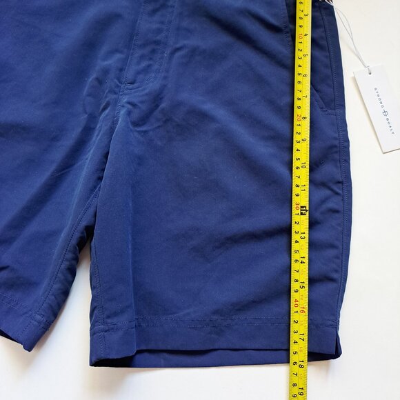 New Men's Strong Boalt Navy Blue Swim Trunks Hybrid Shorts Size 32 - Picture 10 of 10